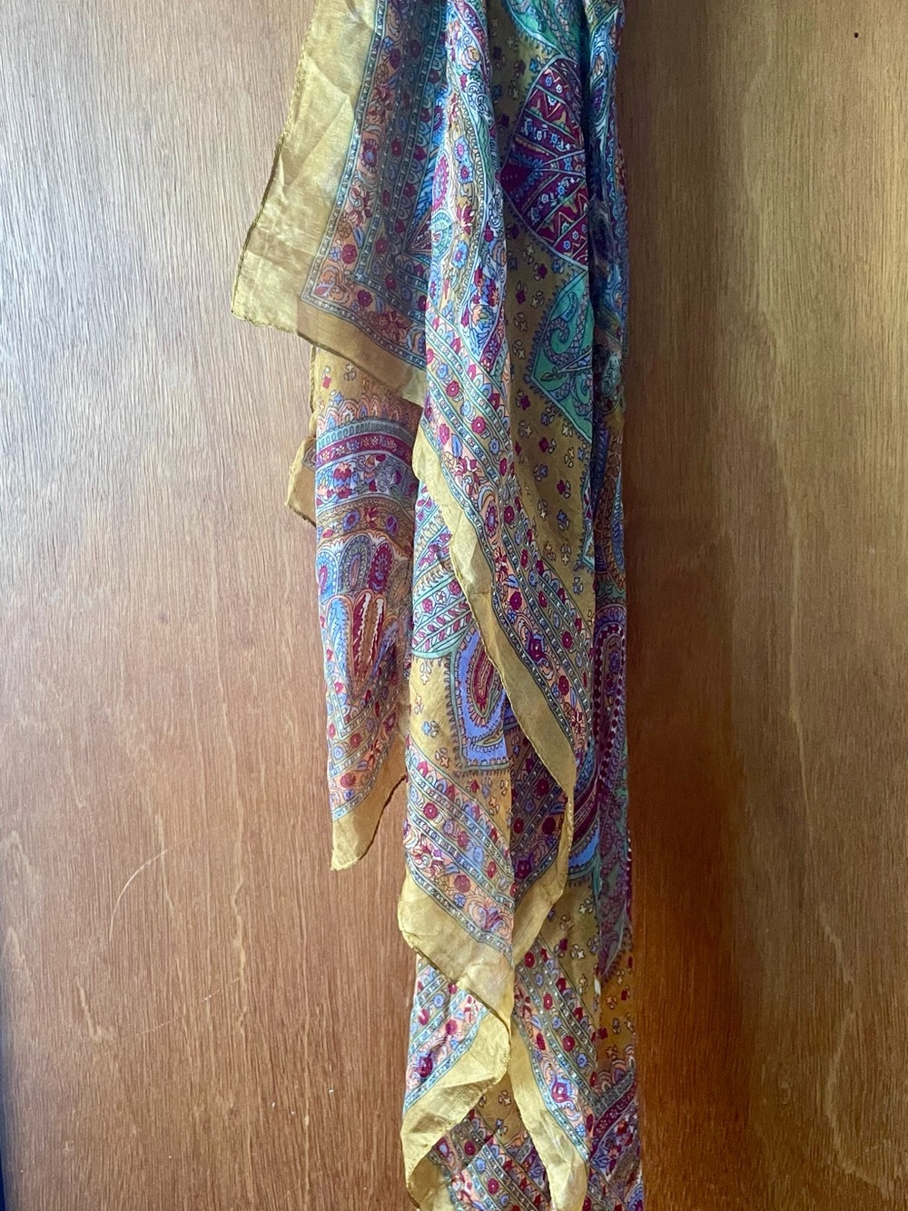 Vibrant Silk Scarf